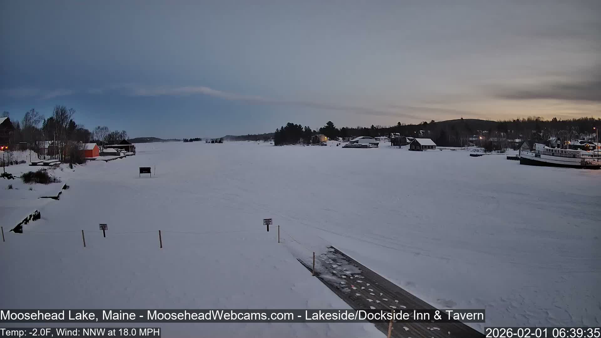 Moosehead Lake Live Cam - Maine, USA