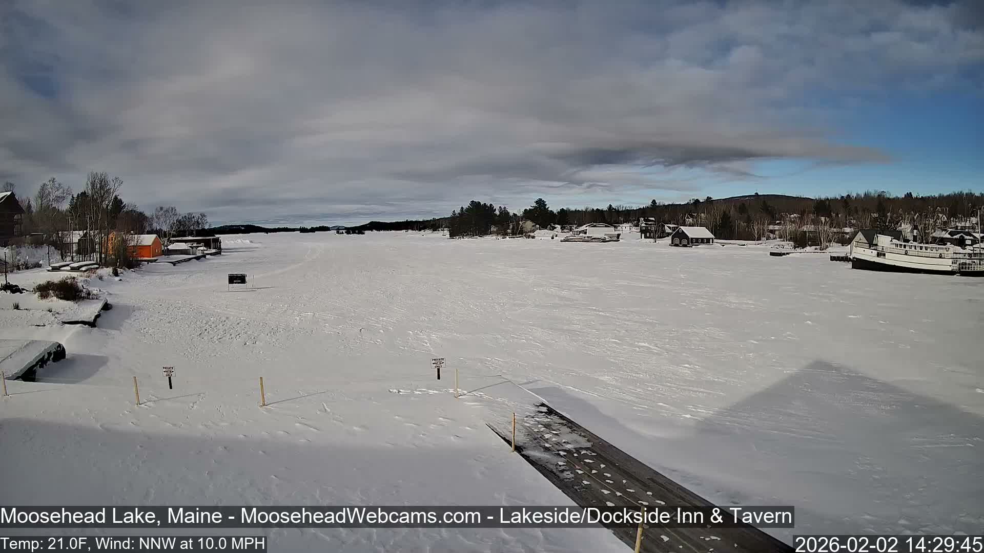 Moosehead Lake Live Cam - Maine, USA