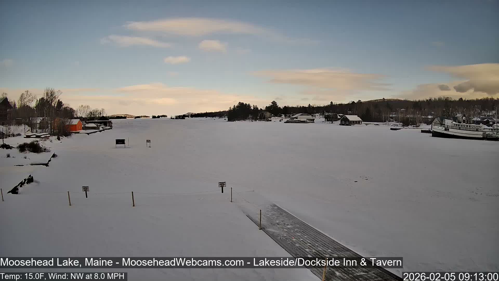 Moosehead Lake Live Cam - Maine, USA