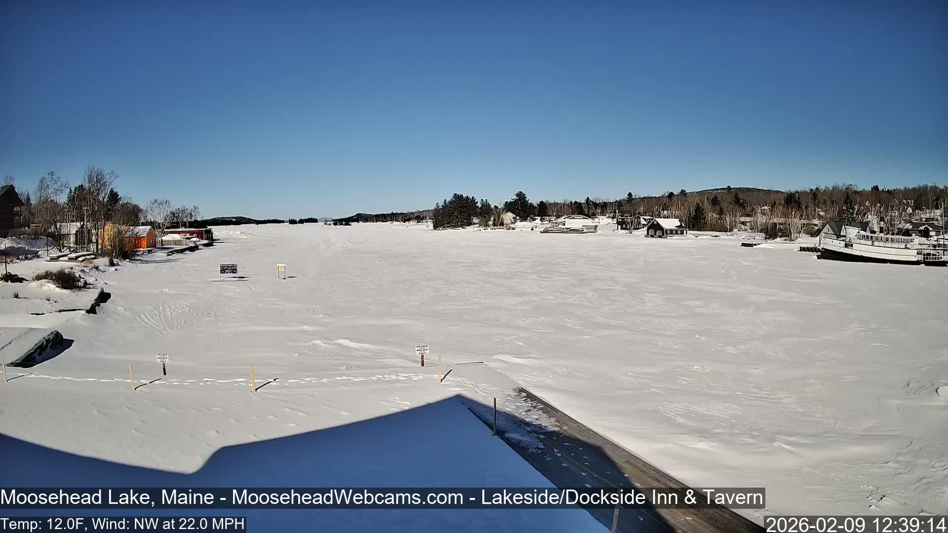 Moosehead Lake Live Cam - Maine, USA