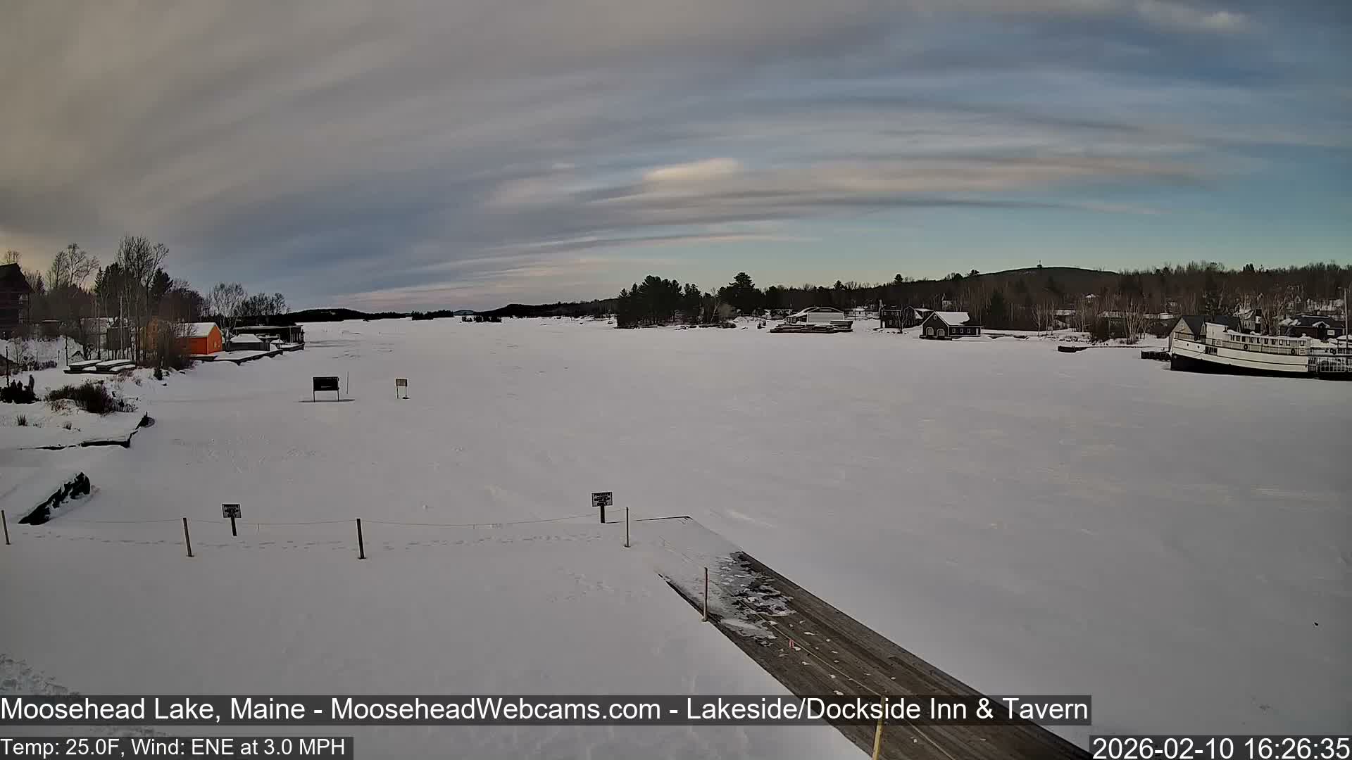 Moosehead Lake Live Cam - Maine, USA