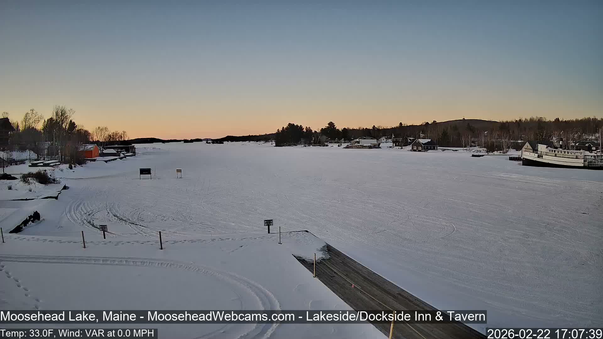 Moosehead Lake Live Cam - Maine, USA