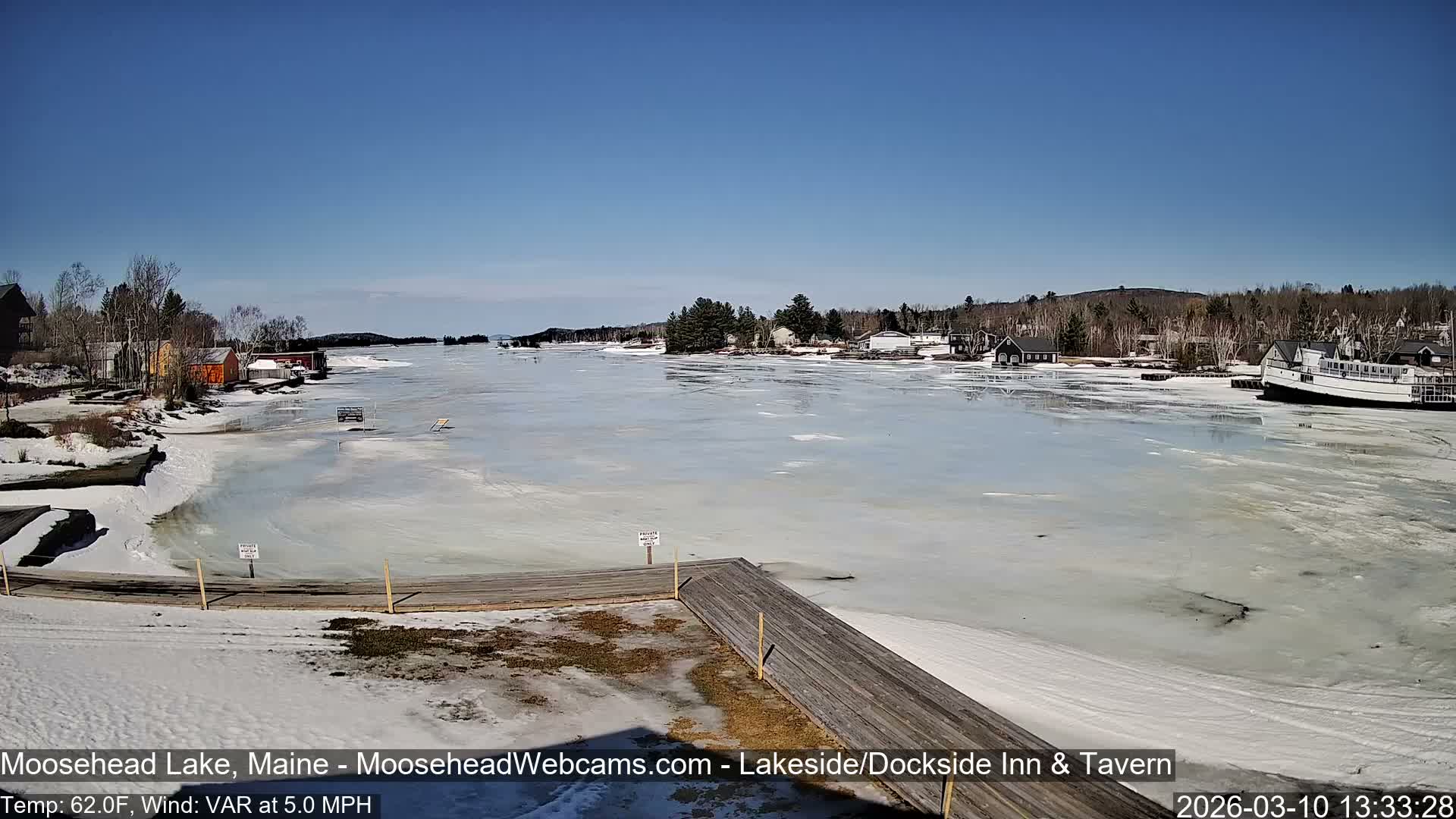 Moosehead Lake Live Cam - Maine, USA