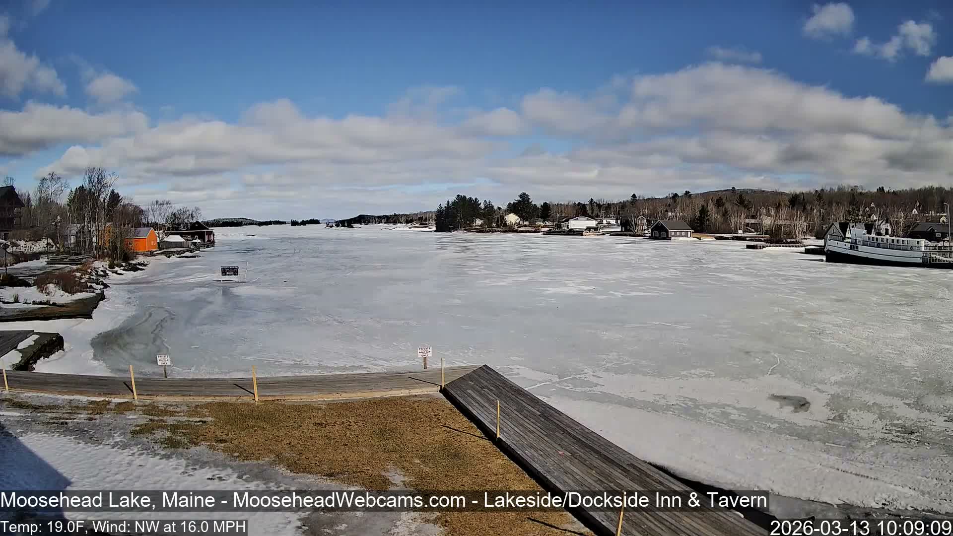 Moosehead Lake Live Cam - Maine, USA