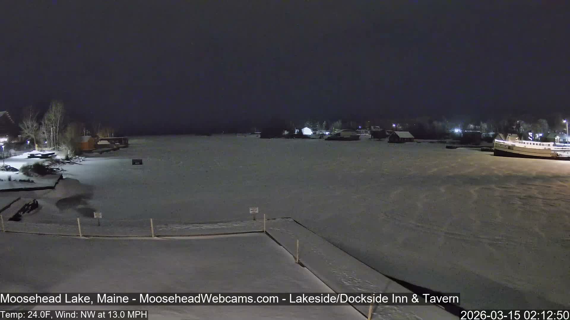 Moosehead Lake Live Cam - Maine, USA