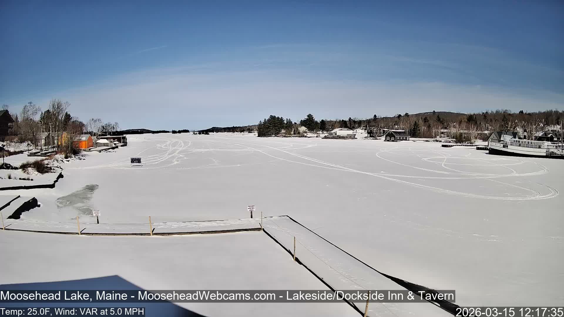 Moosehead Lake Live Cam - Maine, USA
