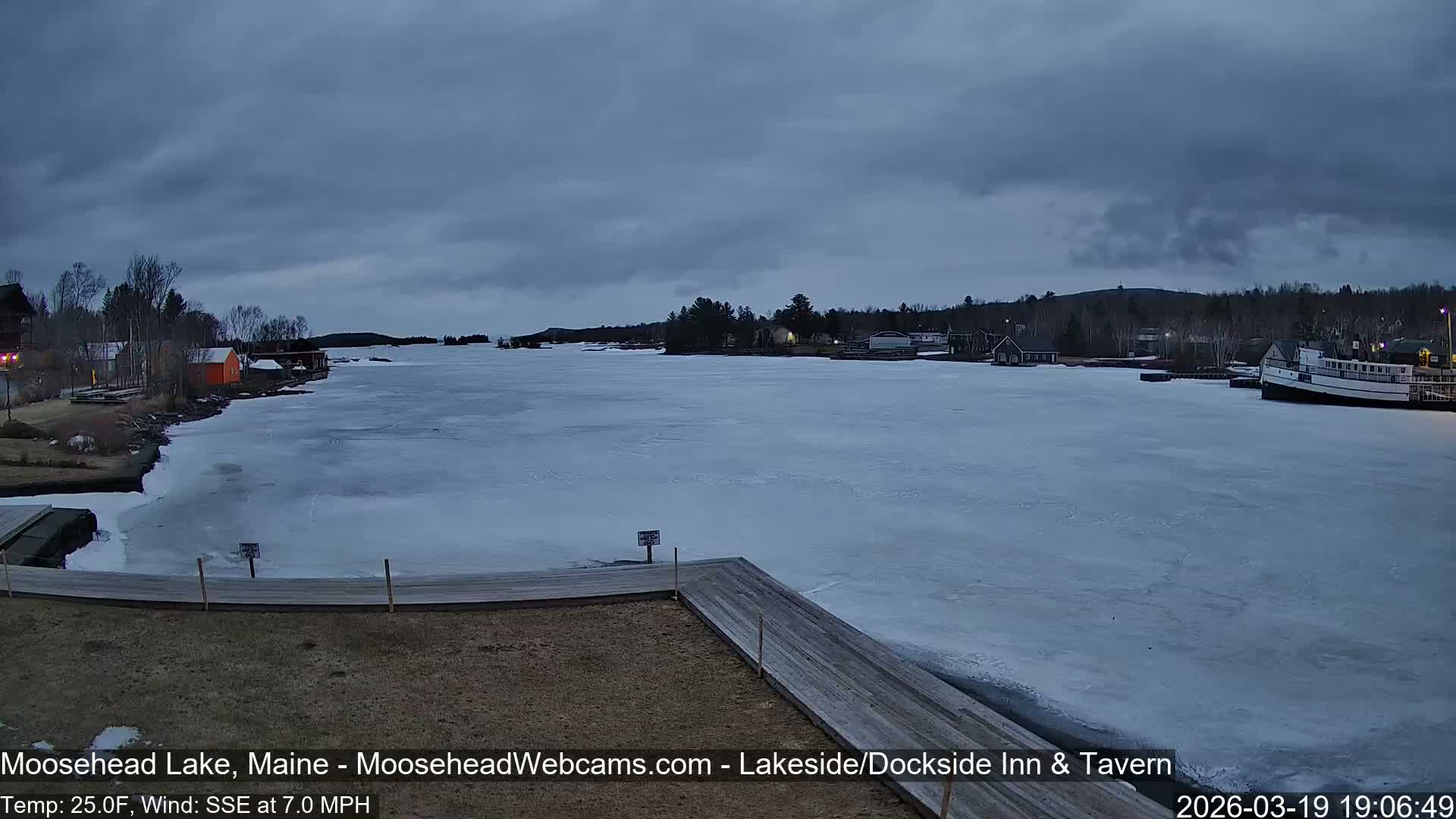 Moosehead Lake Live Cam - Maine, USA