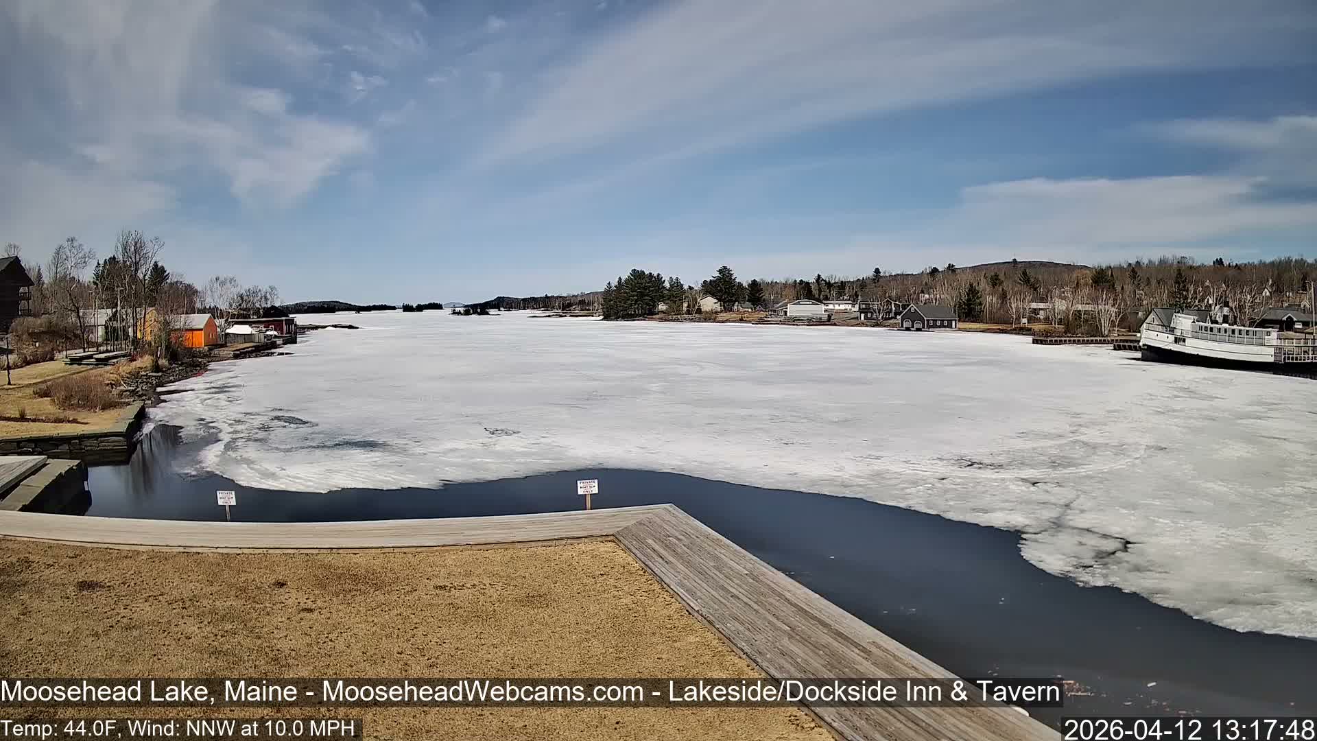 Moosehead Lake Live Cam - Maine, USA