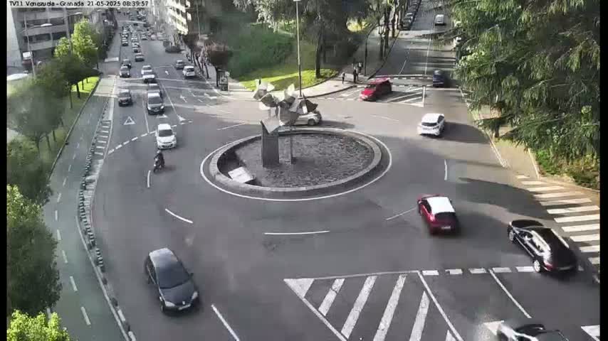 Vigo City - Gregorio Espino & Jenaro de la Fuente Avenue Live Cam - Pontevedra, Galicia, Spain