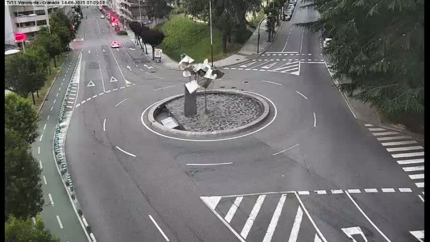Vigo City - Gregorio Espino & Jenaro de la Fuente Avenue Live Cam - Pontevedra, Galicia, Spain