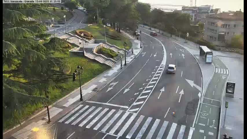 Vigo City - Gregorio Espino & Jenaro de la Fuente Avenue Live Cam - Pontevedra, Galicia, Spain