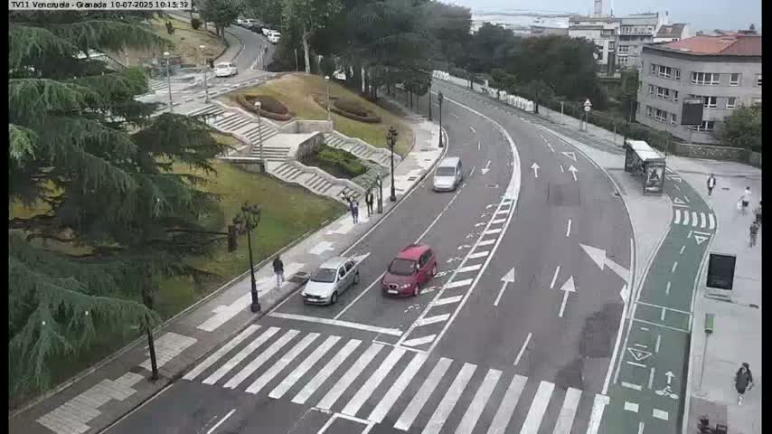 Vigo City - Gregorio Espino & Jenaro de la Fuente Avenue Live Cam - Pontevedra, Galicia, Spain