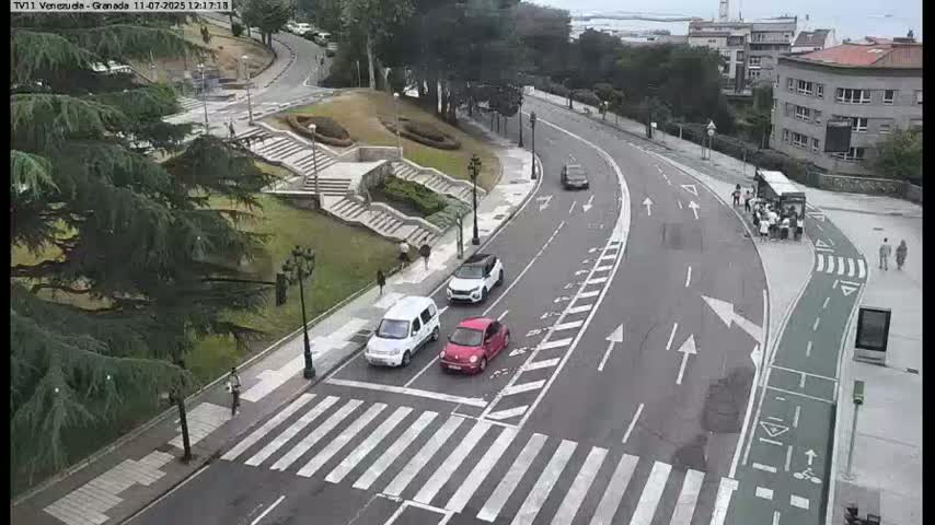 Vigo City - Gregorio Espino & Jenaro de la Fuente Avenue Live Cam - Pontevedra, Galicia, Spain