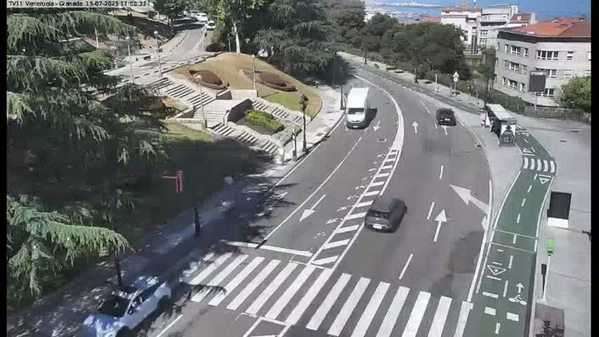 Vigo City - Gregorio Espino & Jenaro de la Fuente Avenue Live Cam - Pontevedra, Galicia, Spain