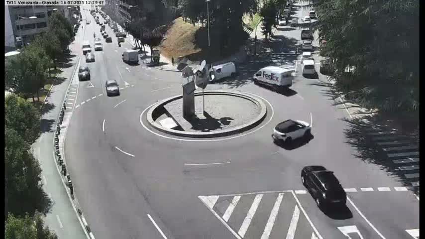 Vigo City - Gregorio Espino & Jenaro de la Fuente Avenue Live Cam - Pontevedra, Galicia, Spain
