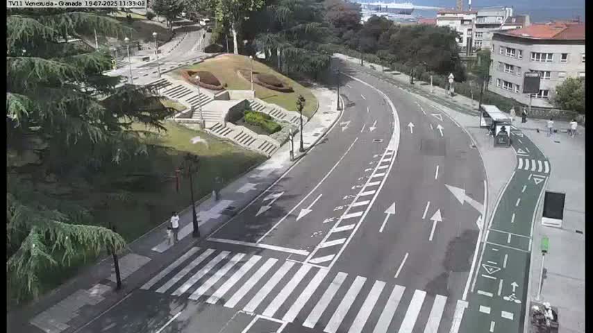 Vigo City - Gregorio Espino & Jenaro de la Fuente Avenue Live Cam - Pontevedra, Galicia, Spain