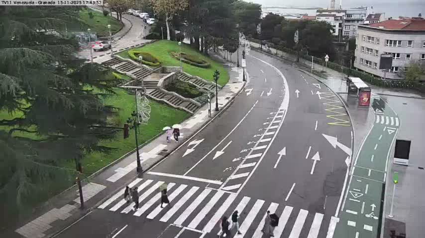 Vigo City - Gregorio Espino & Jenaro de la Fuente Avenue Live Cam - Pontevedra, Galicia, Spain