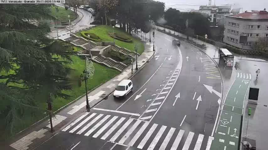 Vigo City - Gregorio Espino & Jenaro de la Fuente Avenue Live Cam - Pontevedra, Galicia, Spain