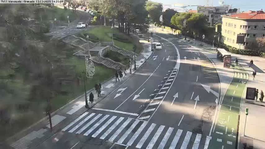 Vigo City - Gregorio Espino & Jenaro de la Fuente Avenue Live Cam - Pontevedra, Galicia, Spain