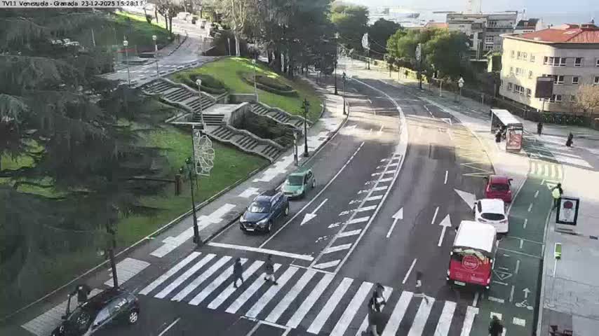 Vigo City - Gregorio Espino & Jenaro de la Fuente Avenue Live Cam - Pontevedra, Galicia, Spain