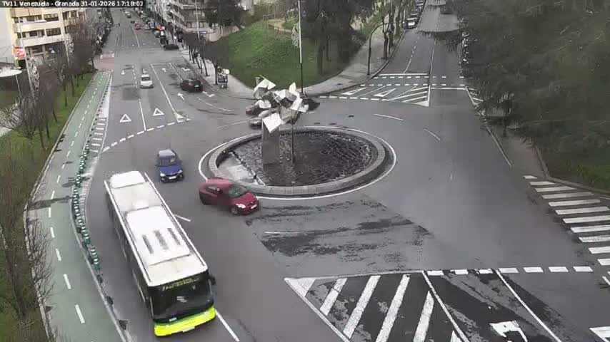 Vigo City - Gregorio Espino & Jenaro de la Fuente Avenue Live Cam - Pontevedra, Galicia, Spain