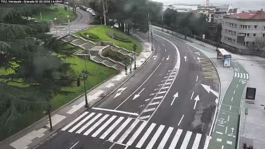Vigo City - Gregorio Espino & Jenaro de la Fuente Avenue Live Cam - Pontevedra, Galicia, Spain
