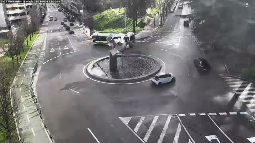 Vigo City - Gregorio Espino & Jenaro de la Fuente Avenue Live Cam - Pontevedra, Galicia, Spain