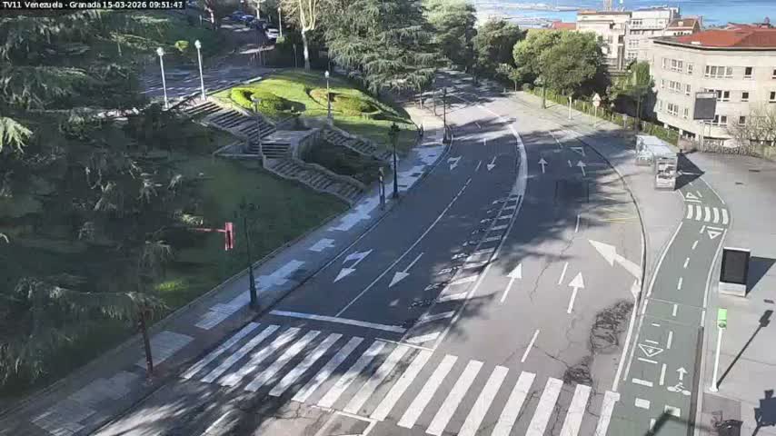 Vigo City - Gregorio Espino & Jenaro de la Fuente Avenue Live Cam - Pontevedra, Galicia, Spain