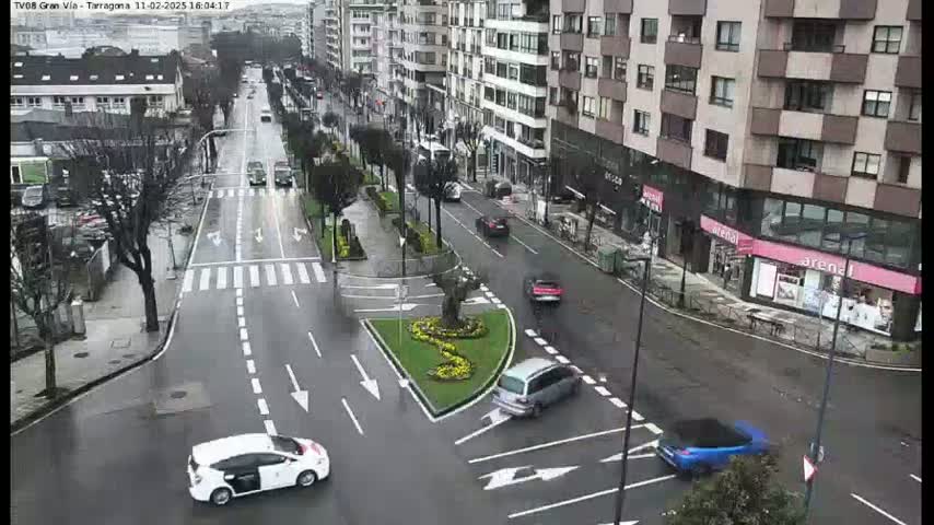 Vigo, Gran Via Avenue & Rua de Tarragona Avenue Live Cam - Pontevedra, Galicia, Spain
