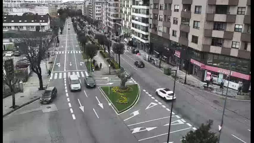 Vigo, Gran Via Avenue & Rua de Tarragona Avenue Live Cam - Pontevedra, Galicia, Spain