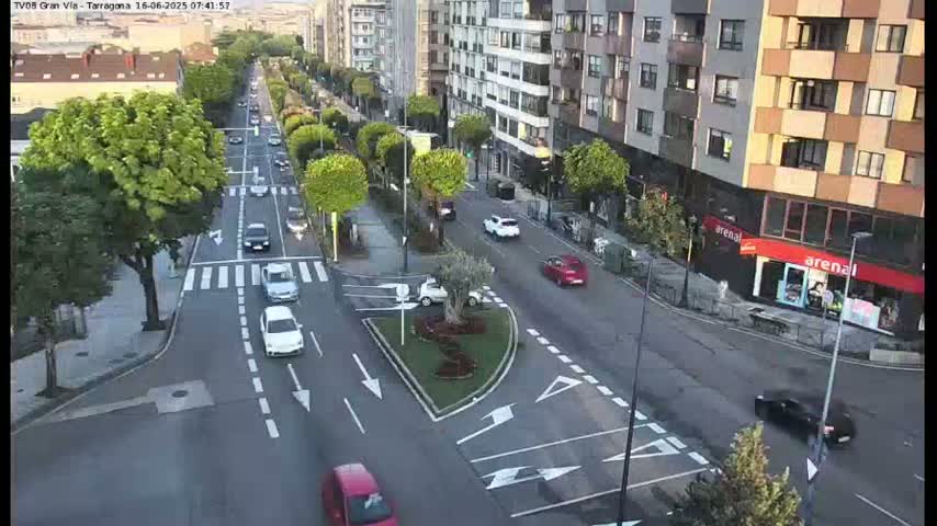 Vigo, Gran Via Avenue & Rua de Tarragona Avenue Live Cam - Pontevedra, Galicia, Spain