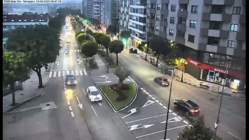 Vigo, Gran Via Avenue & Rua de Tarragona Avenue Live Cam - Pontevedra, Galicia, Spain