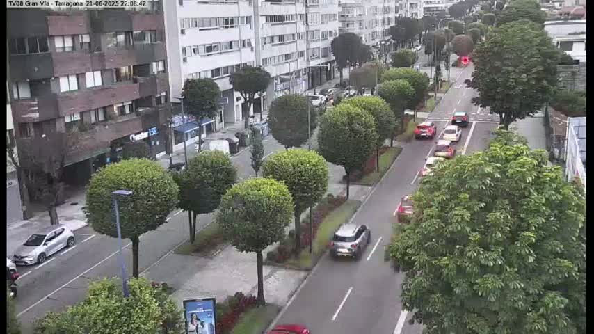 Vigo, Gran Via Avenue & Rua de Tarragona Avenue Live Cam - Pontevedra, Galicia, Spain