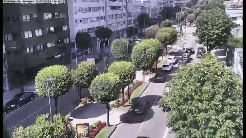 Vigo, Gran Via Avenue & Rua de Tarragona Avenue Live Cam - Pontevedra, Galicia, Spain