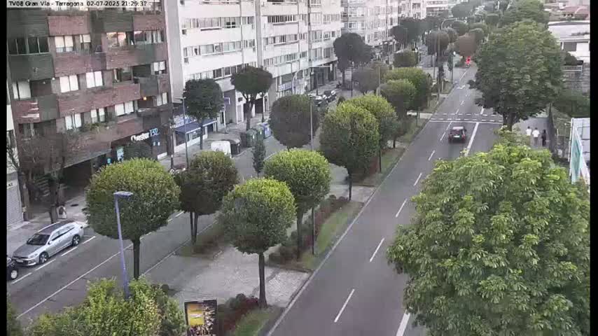Vigo, Gran Via Avenue & Rua de Tarragona Avenue Live Cam - Pontevedra, Galicia, Spain