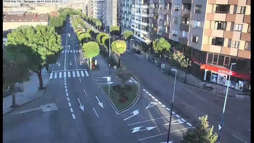 Vigo, Gran Via Avenue & Rua de Tarragona Avenue Live Cam - Pontevedra, Galicia, Spain