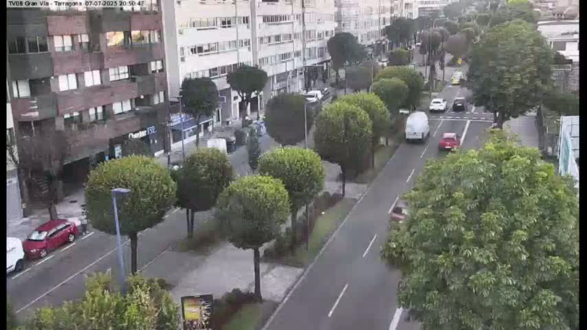 Vigo, Gran Via Avenue & Rua de Tarragona Avenue Live Cam - Pontevedra, Galicia, Spain