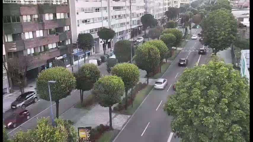 Vigo, Gran Via Avenue & Rua de Tarragona Avenue Live Cam - Pontevedra, Galicia, Spain