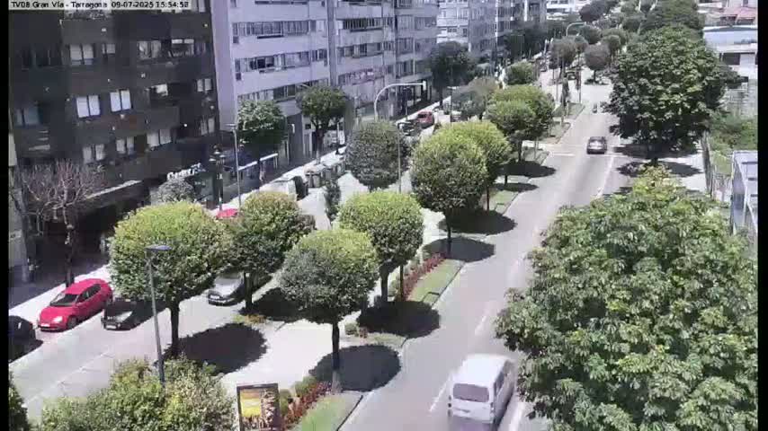 Vigo, Gran Via Avenue & Rua de Tarragona Avenue Live Cam - Pontevedra, Galicia, Spain