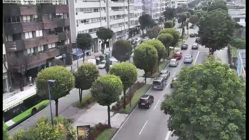 Vigo, Gran Via Avenue & Rua de Tarragona Avenue Live Cam - Pontevedra, Galicia, Spain