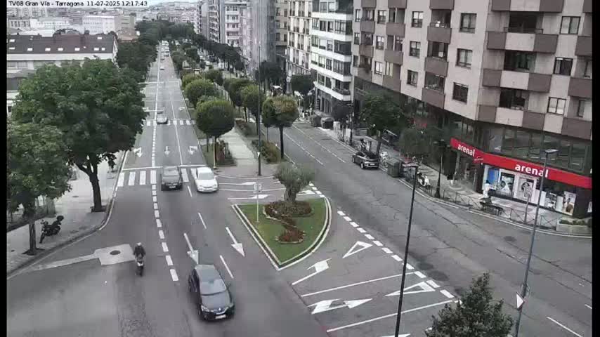 Vigo, Gran Via Avenue & Rua de Tarragona Avenue Live Cam - Pontevedra, Galicia, Spain