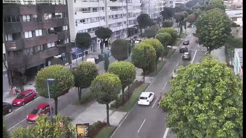 Vigo, Gran Via Avenue & Rua de Tarragona Avenue Live Cam - Pontevedra, Galicia, Spain
