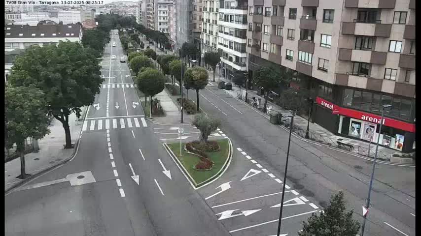 Vigo, Gran Via Avenue & Rua de Tarragona Avenue Live Cam - Pontevedra, Galicia, Spain
