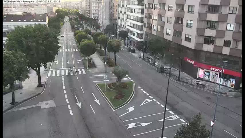 Vigo, Gran Via Avenue & Rua de Tarragona Avenue Live Cam - Pontevedra, Galicia, Spain