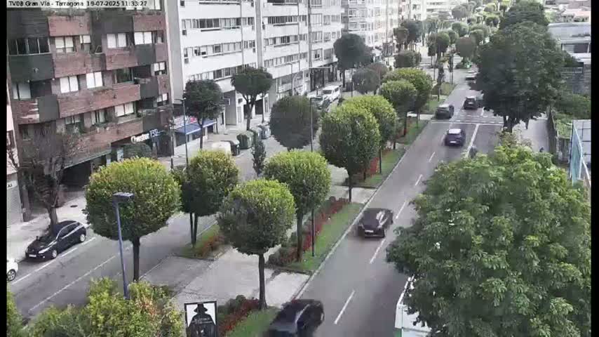 Vigo, Gran Via Avenue & Rua de Tarragona Avenue Live Cam - Pontevedra, Galicia, Spain