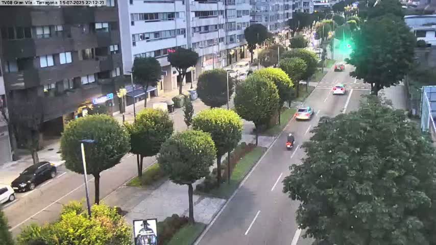 Vigo, Gran Via Avenue & Rua de Tarragona Avenue Live Cam - Pontevedra, Galicia, Spain