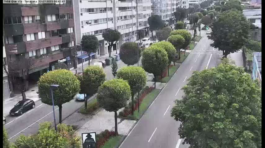 Vigo, Gran Via Avenue & Rua de Tarragona Avenue Live Cam - Pontevedra, Galicia, Spain