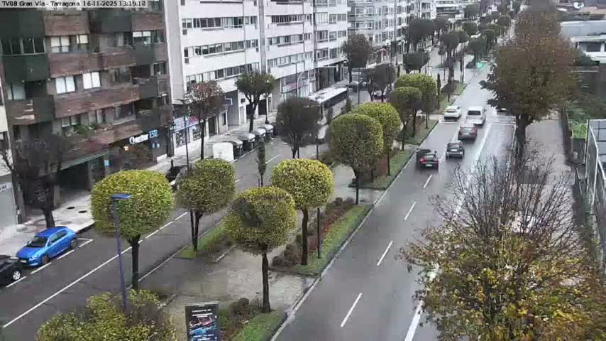 Vigo, Gran Via Avenue & Rua de Tarragona Avenue Live Cam - Pontevedra, Galicia, Spain