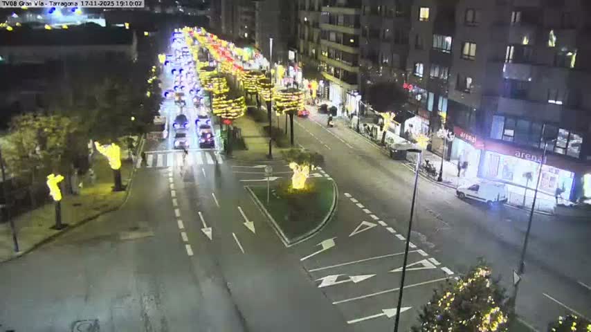 Vigo, Gran Via Avenue & Rua de Tarragona Avenue Live Cam - Pontevedra, Galicia, Spain