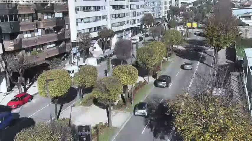 Vigo, Gran Via Avenue & Rua de Tarragona Avenue Live Cam - Pontevedra, Galicia, Spain